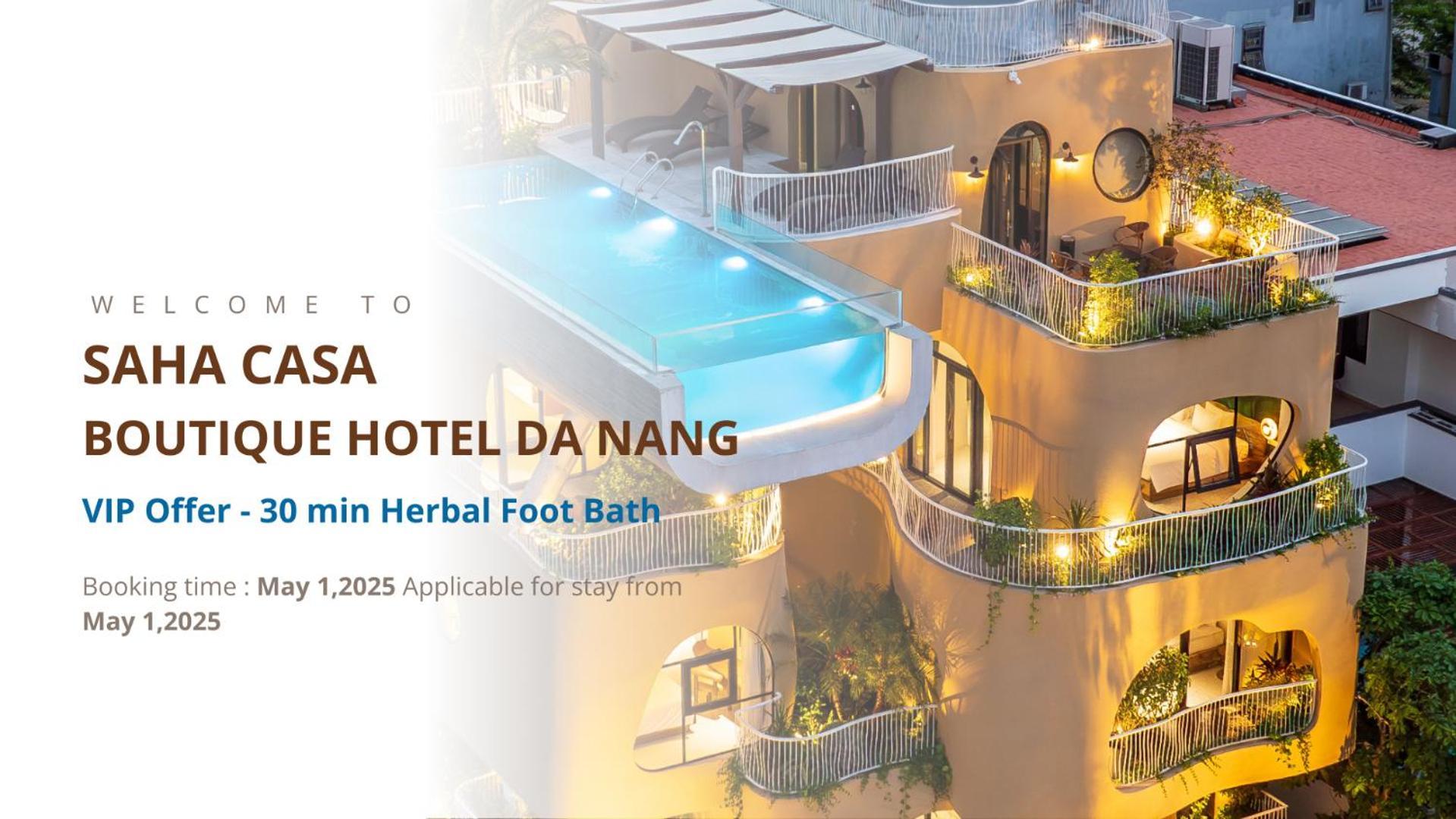 Saha Casa Boutique Hotel Дананг Экстерьер фото
